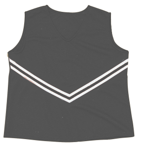 WOMEN'S CHEER TOP - Silver, M