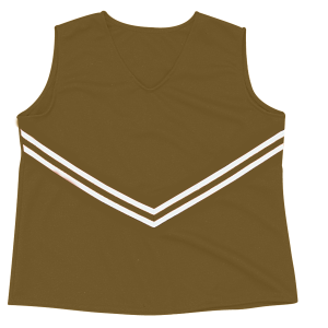 WOMEN'S CHEER TOP - Vegas Gold, M