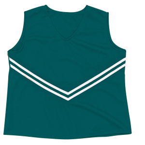 WOMEN'S CHEER TOP - Teal, M