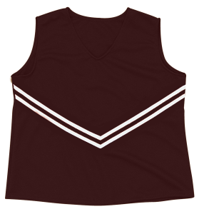 WOMEN'S CHEER TOP - Brown, M