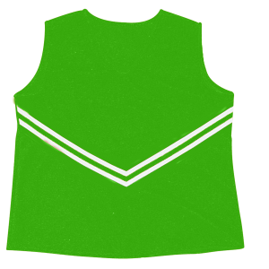 WOMEN'S CHEER TOP - Neon Green, M