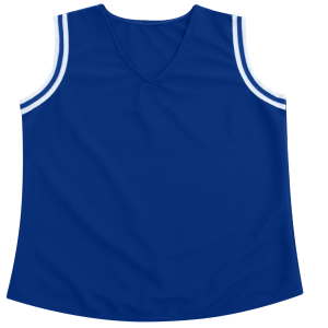GIRL'S CHEER TOP - Royal Blue, M