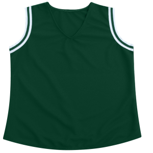 GIRL'S CHEER TOP - Dark Green, M