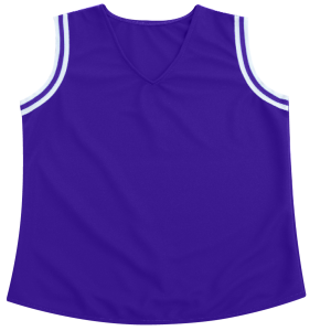 GIRL'S CHEER TOP - Purple, M