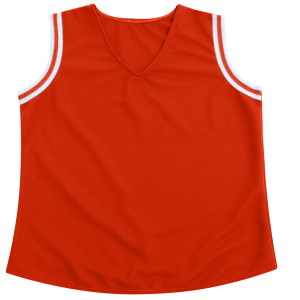 GIRL'S CHEER TOP - Orange, M