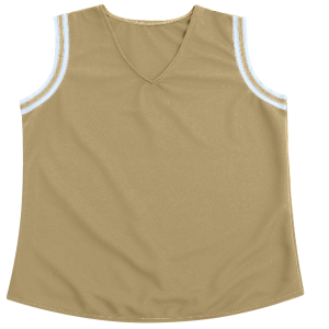 GIRL'S CHEER TOP - Vegas Gold, M