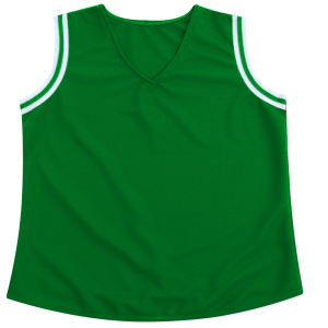 GIRL'S CHEER TOP - Kelly Green, M