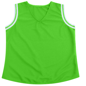 GIRL'S CHEER TOP - Neon Green, M