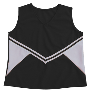 WOMEN'S CHEER TOP - Black, M