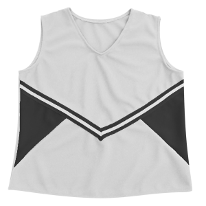 WOMEN'S CHEER TOP - White, M