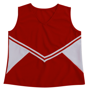 WOMEN'S CHEER TOP - Red, M