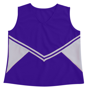 WOMEN'S CHEER TOP - Purple, M