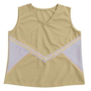 WOMEN'S CHEER TOP - Vegas Gold, M