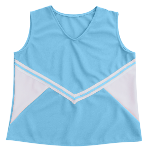 WOMEN'S CHEER TOP - Columbian Blue, M