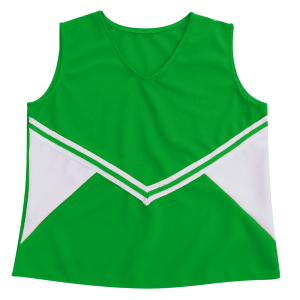 WOMEN'S CHEER TOP - Kelly Green, M