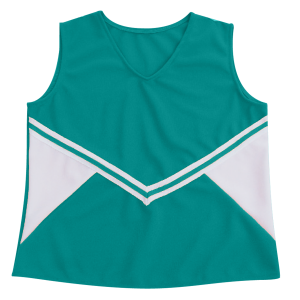 WOMEN'S CHEER TOP - Teal, M