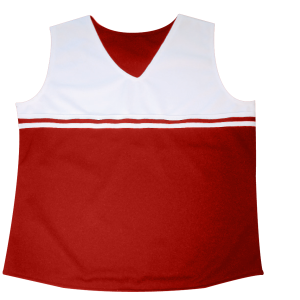 WOMEN'S CHEER TOP - Red, M