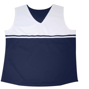 WOMEN'S CHEER TOP - Navy Blue, M