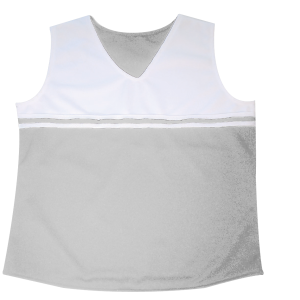 WOMEN'S CHEER TOP - Silver, M