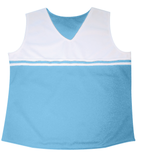 WOMEN'S CHEER TOP - Columbian Blue, M