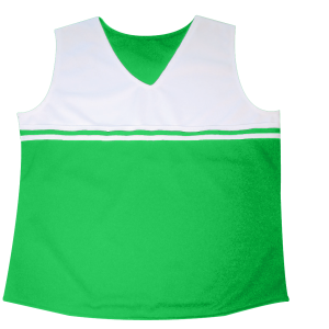 WOMEN'S CHEER TOP - Kelly Green, M
