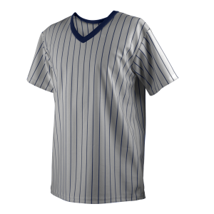 YOUTH ALL SPORT SHIRT - Silver / Navy, M
