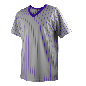 YOUTH ALL SPORT SHIRT - Silver / Purple, M