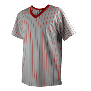 YOUTH ALL SPORT SHIRT - Silver / Red, M