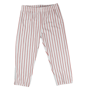 ADULT  BASEBALL PANTS - White / Red, M