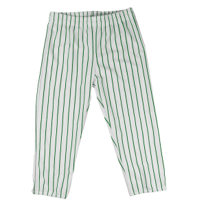 ADULT  BASEBALL PANTS - WHITE / KELLY GREEN, M