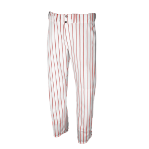 ADULT  BASEBALL PANTS - White / Red, M