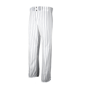ADULT  BASEBALL PANTS - WHITE / NAVY BLUE, M
