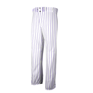 ADULT  BASEBALL PANTS - White / Purple, M