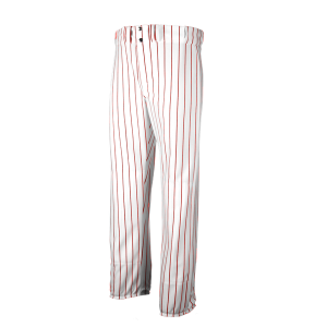 ADULT  BASEBALL PANTS - White / Red, M