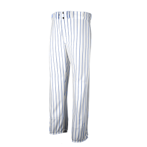 ADULT  BASEBALL PANTS - WHITE / ROYAL BLUE, M