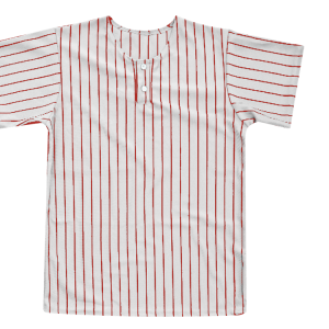 YOUTH BASEBALL JERSEY - White / Red, M