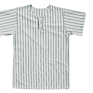 YOUTH BASEBALL JERSEY - White / Dark Green, M