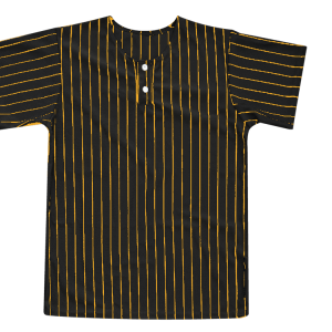 YOUTH BASEBALL JERSEY - Black / Yellow, M