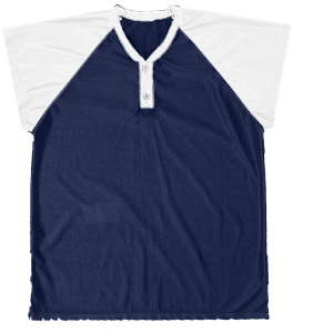 ADULT  BASEBALL  / SOFTBALL JERSEY - Navy Blue, M