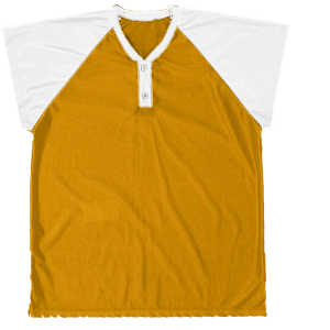 ADULT  BASEBALL  / SOFTBALL JERSEY - Gold, M