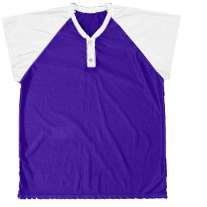 ADULT  BASEBALL  / SOFTBALL JERSEY - Purple, M