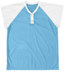 ADULT  BASEBALL  / SOFTBALL JERSEY - Columbian Blue, M