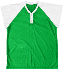ADULT  BASEBALL  / SOFTBALL JERSEY - Kelly Green, M