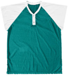 ADULT  BASEBALL  / SOFTBALL JERSEY - Teal, M