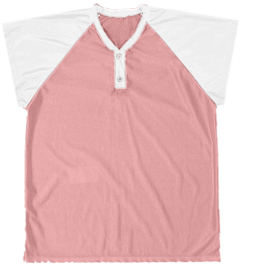ADULT  BASEBALL  / SOFTBALL JERSEY - Pink, M