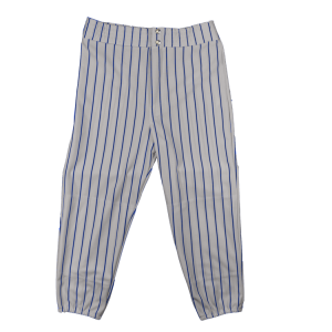 GIRL'S SOFTBALL PANTS - Silver / Navy, M