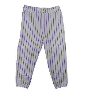 GIRL'S SOFTBALL PANTS - Silver / Purple, M