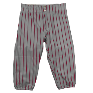 WOMEN'S BASEBALL / SOFTBALL PANTS - Silver / Cardinal, M