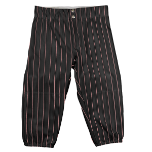 WOMEN'S BASEBALL / SOFTBALL PANTS - BLACK / PINK, M