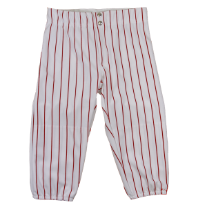 WOMEN'S BASEBALL / SOFTBALL PANTS - White / Red, M